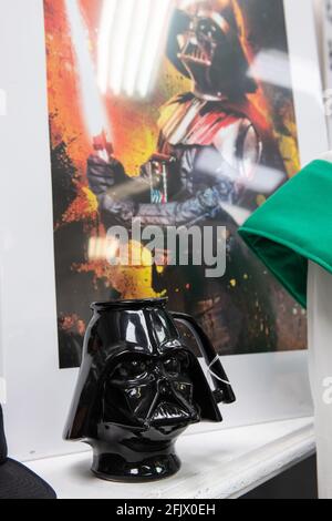 East Bristol Auctions, Bristol, UK. 26th April 2021. Items belonging to a Bristol born actor who played Darth Vader in the original Star Wars trilogy, Stock Photo