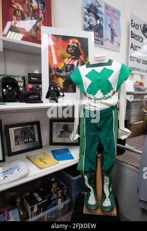 East Bristol Auctions, Bristol, UK. 26th April 2021. Items belonging to a Bristol born actor who played Darth Vader in the original Star Wars trilogy, Stock Photo