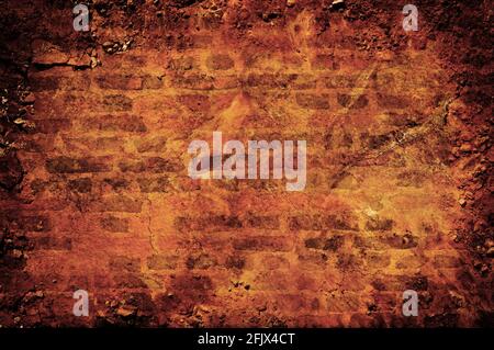 Old grunge brick wall Stock Photo