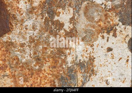 Close up of an grunge old stone wall background Stock Photo