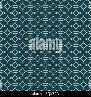 Art Deco seamless background pattern wallpaper Stock Vector