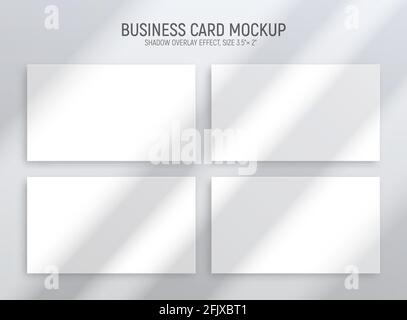 Horizontal Business Cards Set Stock Vector