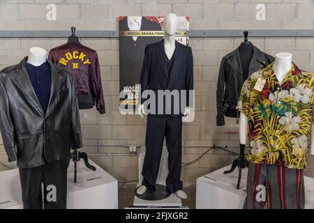 Bel Air, USA. 26th Apr, 2021. Hollywood Legends and Luminaries auction at Julien's Auctions. Memorabilia from some of Hollywood's biggest films and stars. Hollywood film wardrobes. 4/26/2021 Beverly Hills, CA USA (Photo by Ted Soqui/SIPA USA) Credit: Sipa USA/Alamy Live News Stock Photo