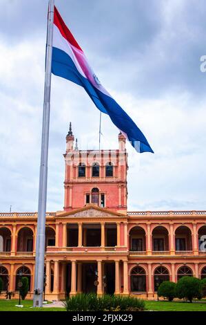 Palacio de López (Government Palace). Asuncion, Paraguay. Stock Photo