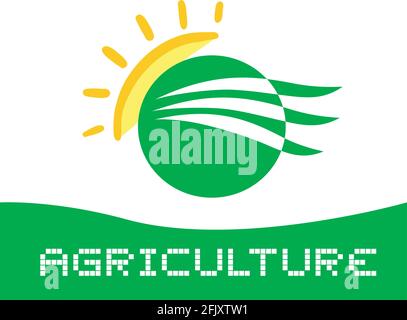 Agriculture symbol design Stock Vector