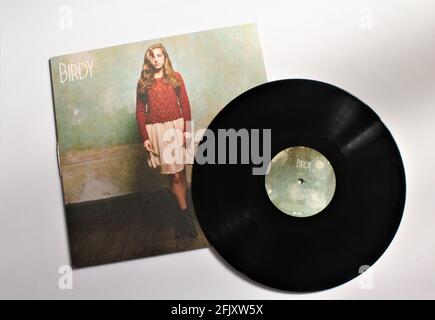 English singer and song writer Birdy, music album on vinyl record