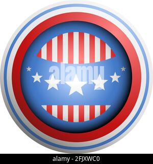 American emblem Stock Vector