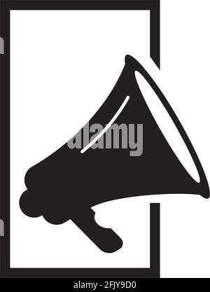 Announcement logo label design vector template Stock Vector