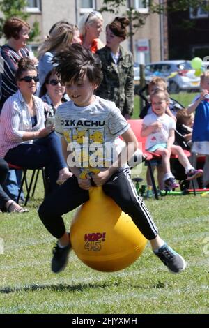 Muirhead Primary School Sports Day Stock Photo