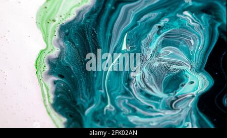 Acrylic stains. Abstract artificial background. Colorful bright texture Stock Photo