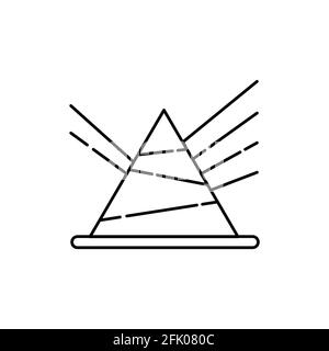 Acoustics olor line icon. Pictogram for web page, mobile app, promo. UI UX GUI design element. Editable stroke. Stock Vector