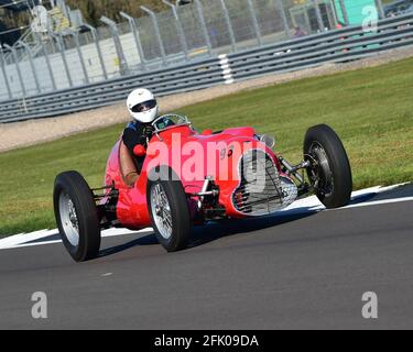 Alex Simpson, Alvis Goodwin Special, Vintage, Pre-War and Pre-1961 Racing Cars, VSCC, GP Itala Trophy Race Meeting, Silverstone, Northamptonshire, Eng Stock Photo