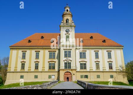 Valpovo, Croatia, April 24, 2021: Prandau-Normann Castle in the 18th century- Valpovo,Slavonia Stock Photo