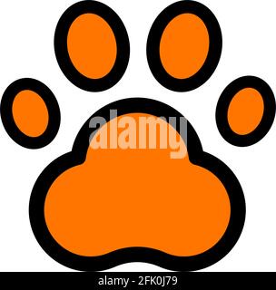 Pet hotel vector logo minimal concept. Vector for pet shop, hotel or veterinary clinic in simple style. Stock Vector