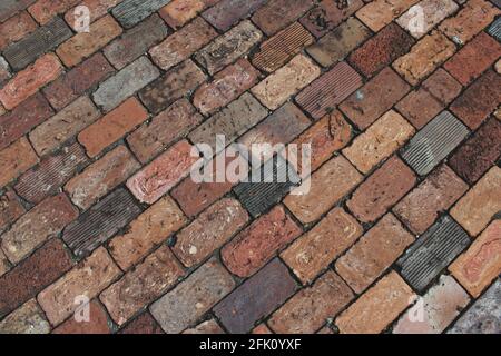 Diagonal pattern of brick #2 Stock Photo
