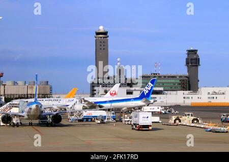 Narita Airport in Chiba Japan Stock Photo