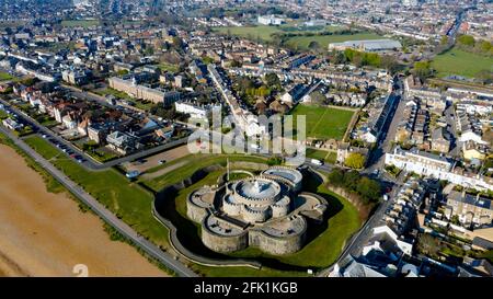 Aerial View Of Former Naval Barracks At Port Edgar Adjacent To South ...