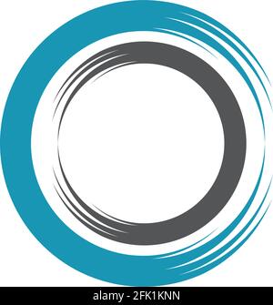 circle logo and symbols TEMPLATE Vector ILLUSTRATION Stock Vector
