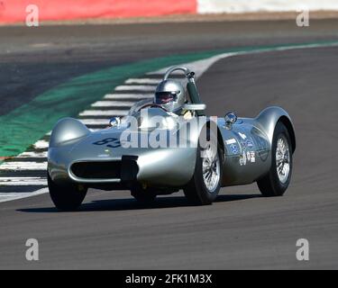 Stephen Bond, Lister Flat Iron, FISCAR Historic 50's, Hawthorn Trophy Cars, Hawthorn International and Tom Cole Trophies Race for 1950's Sports Racing Stock Photo