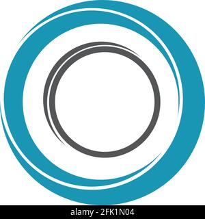 circle logo and symbols TEMPLATE Vector ILLUSTRATION Stock Vector