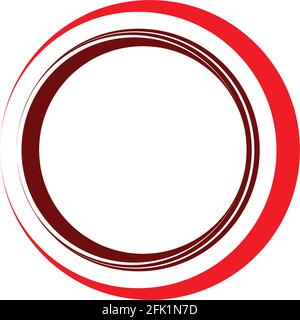 circle logo and symbols TEMPLATE Vector ILLUSTRATION Stock Vector