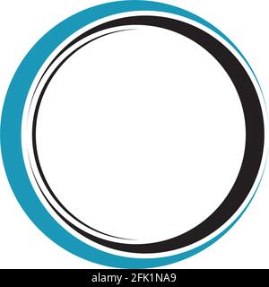 circle logo and symbols TEMPLATE Vector ILLUSTRATION Stock Vector