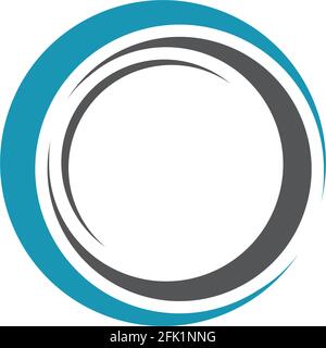 circle logo and symbols TEMPLATE Vector ILLUSTRATION Stock Vector