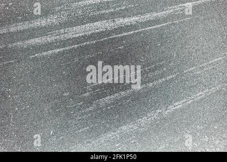 White grey grunge background. Photo of brushed earth converted to black and white Stock Photo