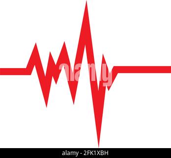 art design health medical heartbeat pulse Stock Vector