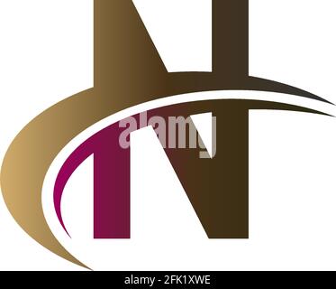 Mix of letter with quick slash design logo icon concept template Stock Vector