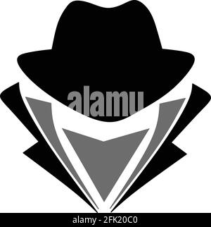 Spy logo creative concept illustration Stock Vector