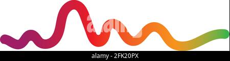 Sound wave logo template vector icon illustration Stock Vector