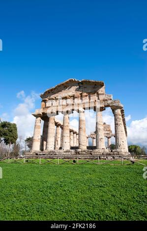 Paestum temples Stock Photo