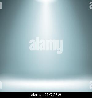 3d Empty Room With Spotlight On Grey Background. Stock Vector