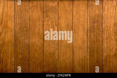 Big Brown wood plank wall texture background. Stock Photo