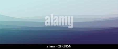 wavy line shapes minimalist trendy abstract background attractive colors. Modern template for advertising printing packaging landing page website. vector illustration eps 10. Stock Vector