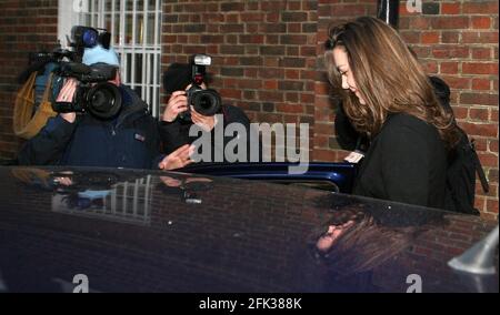 File photo dated 09/01/07 of the Duchess of Cambridge being met by  photographers and film crews outside her house in London on her 25th  birthday. University student Kate Middleton first caught the attention of  19-year-old Prince William when she strode ...