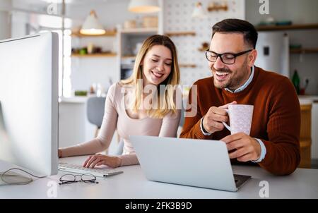 Portrait of architects having discussion in office Stock Photo