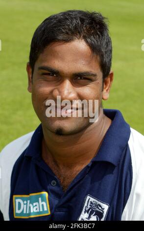 File photo dated 01-06-2002 of Nuwan Zoysa. Issue date: Wednesday April 28, 2021. Stock Photo