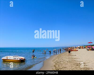 Beaches on Jonic Coast of Basilicata, Policoro, Metaponto Mare, Siri ...