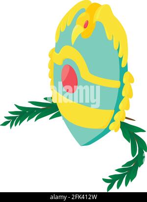 Imperial shield icon. Isometric illustration of imperial shield vector icon for web Stock Vector