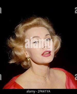 ZSA ZSA GABOR (1917-2016) Hungarian-American film actress about 1960 Stock Photo