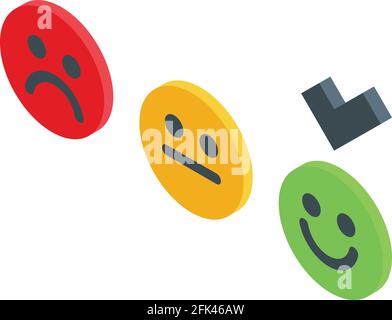 Self esteem icon. Isometric of Self esteem vector icon for web design isolated on white background Stock Vector