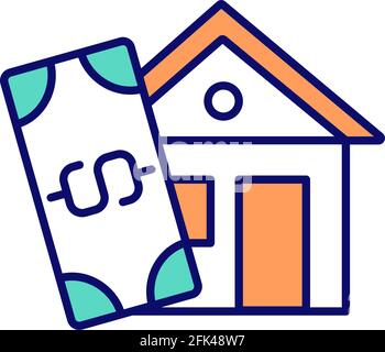 purchase management design home color icon vector illustration Stock ...