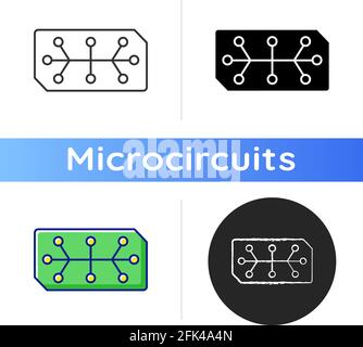Electrical computer parts icon Stock Vector