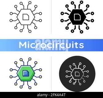 Computer components icon Stock Vector