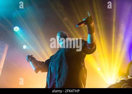 Houston, USA. 30th May, 2019. Violent J of ICP performs at Warehouse Live in Houston, Texas on May 30, 2019. Violent J's birthday is April 28th. (Photo by Jennifer Lake/Sipa USA) Credit: Sipa USA/Alamy Live News Stock Photo