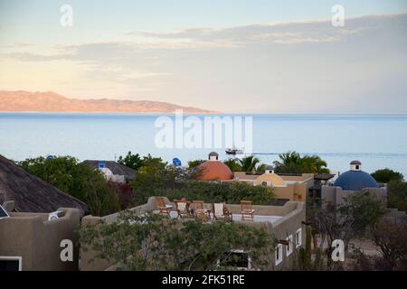 North America, Mexico, Baja California Sur, El Sargento, sunrise, Sea of Cortez, gulf of California, Stock Photo