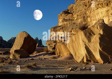 Western Asia, Levant, Arabian Peninsula, Jordanien, Jordan,Wadi Rum (m) Stock Photo