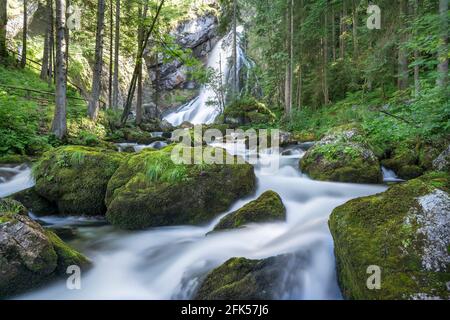 der Gollinger Wasserfall Stock Photo
